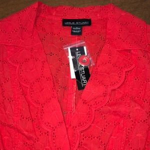 LESLIE STUART Coral Single Button Blazer Jacket